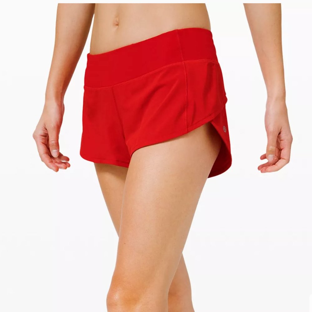 Lululemon Speed Up Short 2.5 Dark Red Size 8